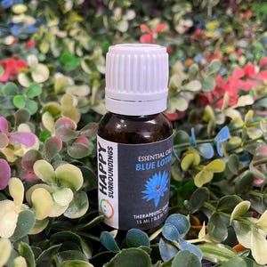 Aceites esenciales de loto azul - Aceite de masaje de aromaterapia natural puro - Grado terapéutico - Aceite natural puro - EOBL