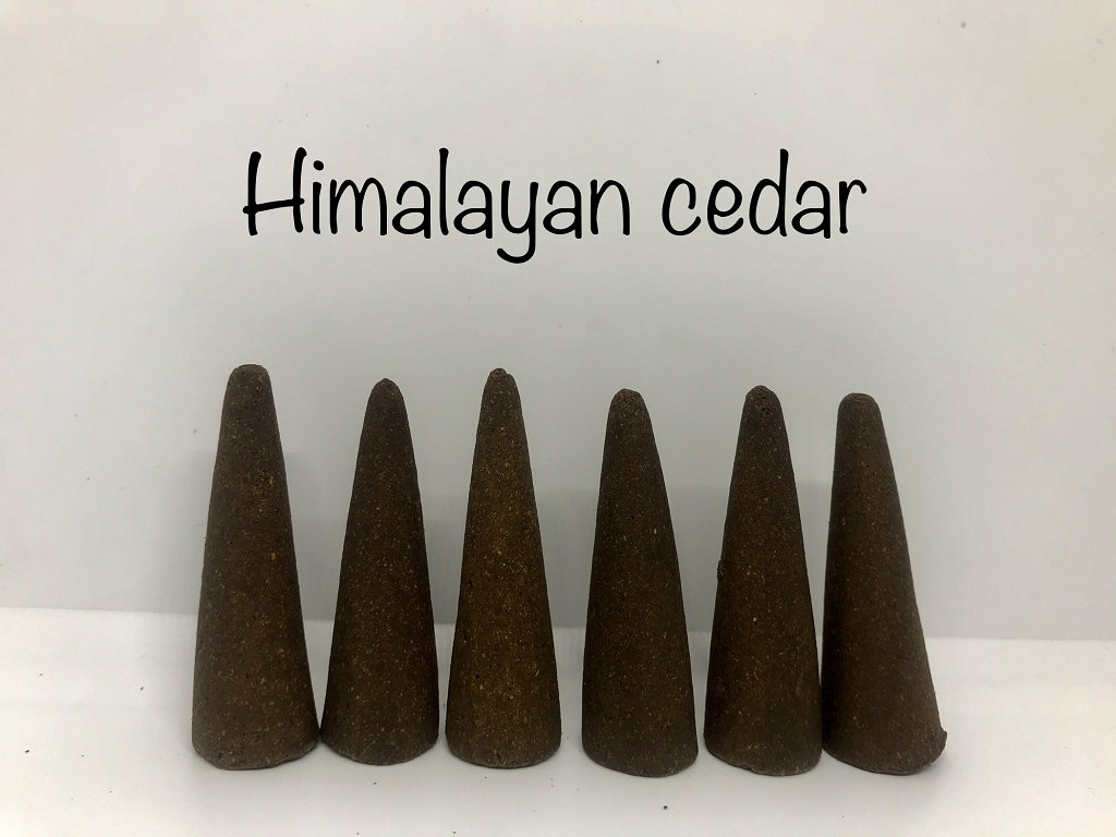 Himalayan Cedar Incense Cones 100 Natural Incense Cones Etsy