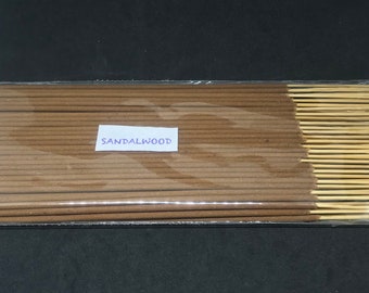 Sandalwood Incense Sticks - 100% Natural Incense Sticks - Christmas Incense Sticks - Traditional Indian Incense - ISS