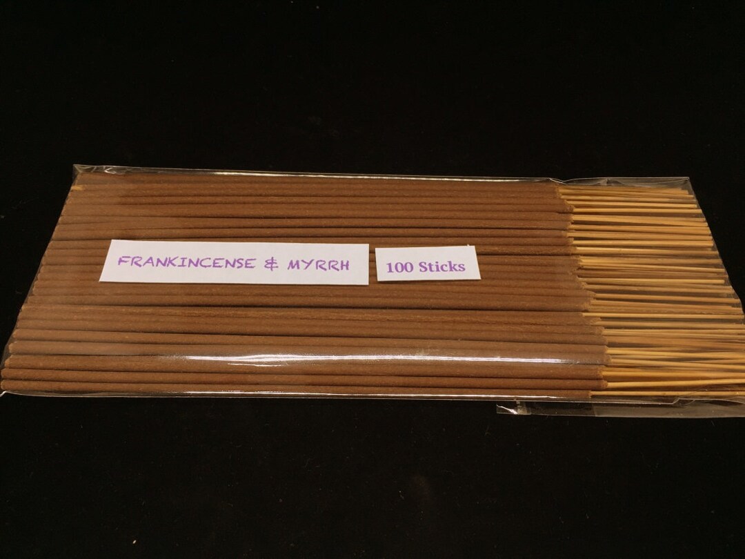 Frankincense & Myrrh Incense Sticks 100 Natural Incense Etsy