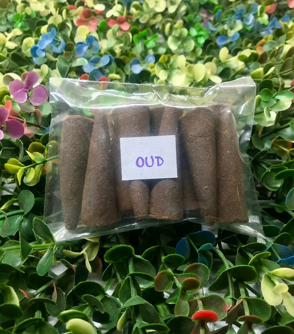Oud Weihrauchkegel - 100% natürliche Weihrauchkegel - Weihnachtsweihrauchkegel - Traditioneller indischer Räucherkegel -IC
