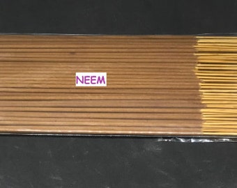 Neem Incense Sticks - 100% Natural Incense Sticks - Christmas Incense Sticks - Traditional Indian Incense - ISNE