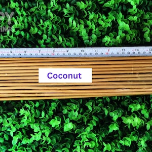 Coconut 19 inch  Incense Sticks (Golden)  - 100% Natural Incense Sticks - Christmas Incense Sticks - Traditional Indian Incense - ISCON