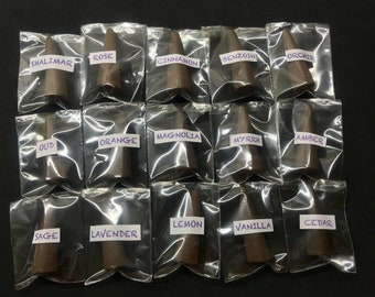 Musterpackung Räucherkegel - 100% natürliche Weihrauchkegel - Weihnachts-Weihnachtskegel - Traditioneller indischer Räucherkegel -ICSP