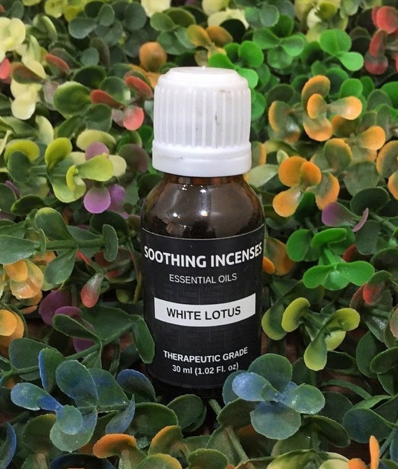 White Lotus Essential Oils Pure Natural Aromatherapy Massage Etsy