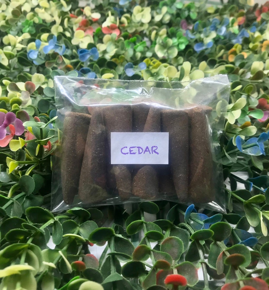 Cedar Incense Cones 100 Natural Incense Cones Christmas Incense Cones
