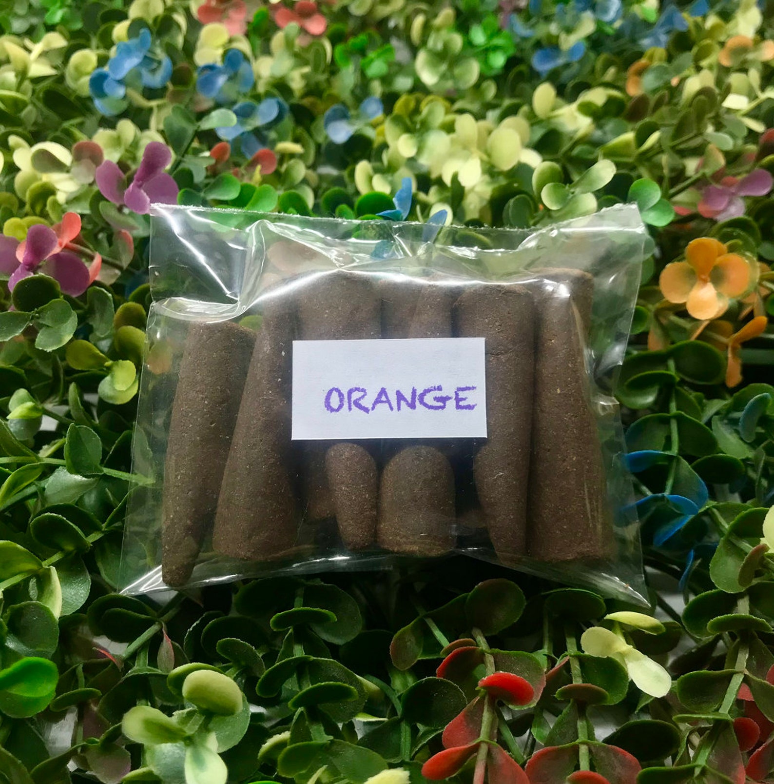 Orange/Mandarin Incense Cones 100 Natural Incense Cones Etsy