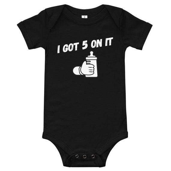 I Got Five On It, Hip Hop Baby Bodysuit One Piece Hip Hop Baby Clothes,  Fun Baby Gift, Cool Baby Clothes, Bay Area Oakland