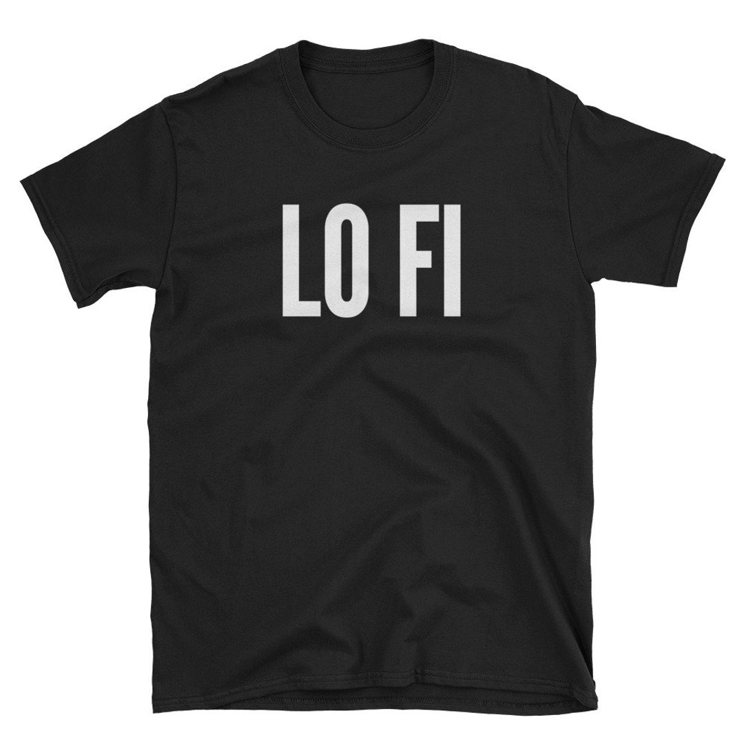 【 Lo-Fi 】Lo-Fi Melt Logo Tee Melt Logo Tee, Black – Lo-Fi