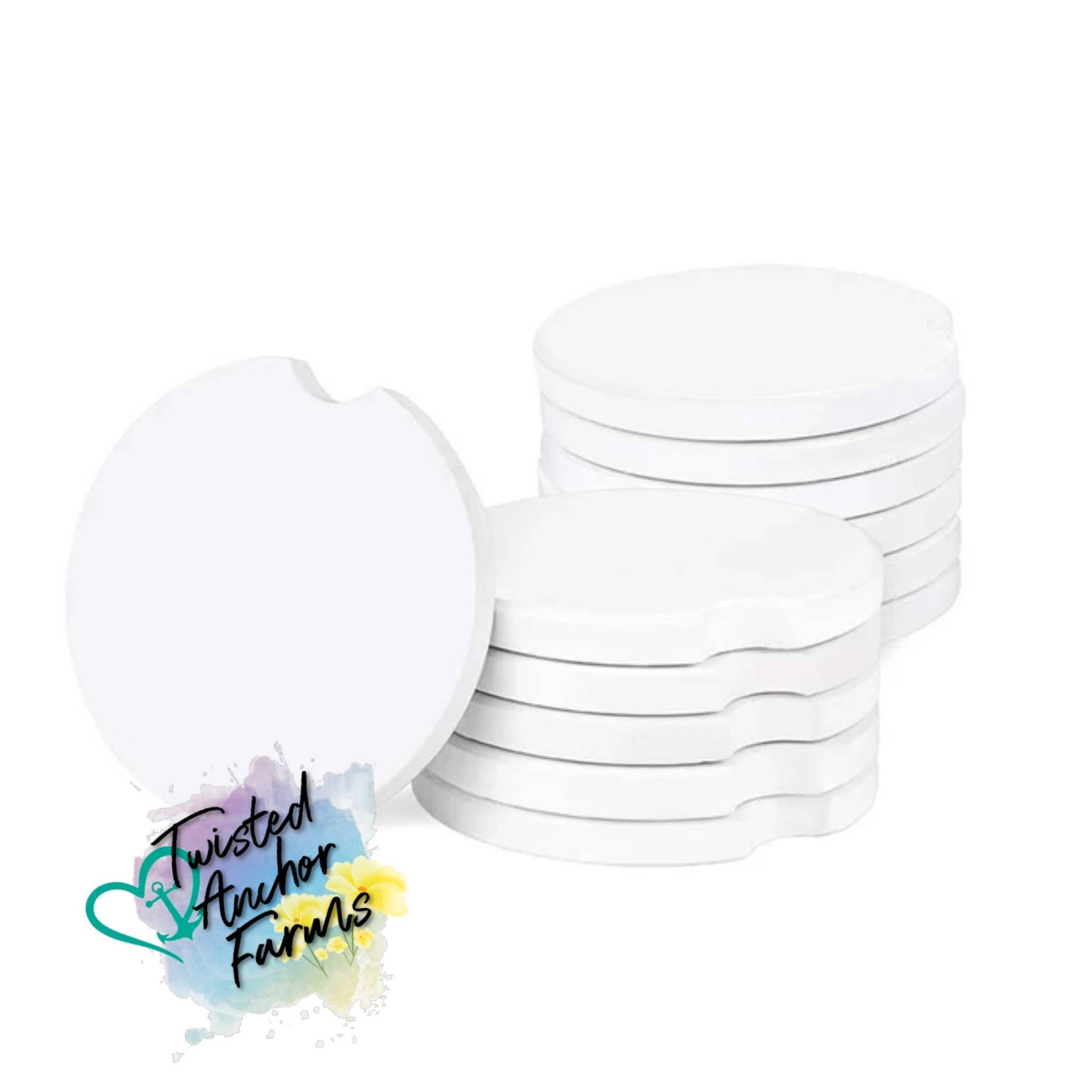 Blank Sublimation Sandstone Car Coaster Etsy