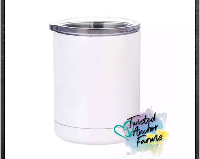 12oz lowball tumbler for sublimation