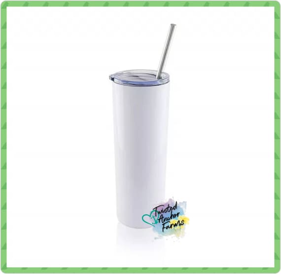 20oz Skinny Sublimation Tumbler Blank straight 