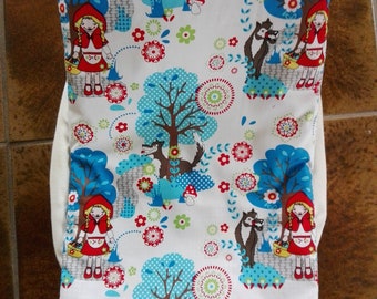 Doll's bed linen Little Red Riding Hood motif 2 pieces