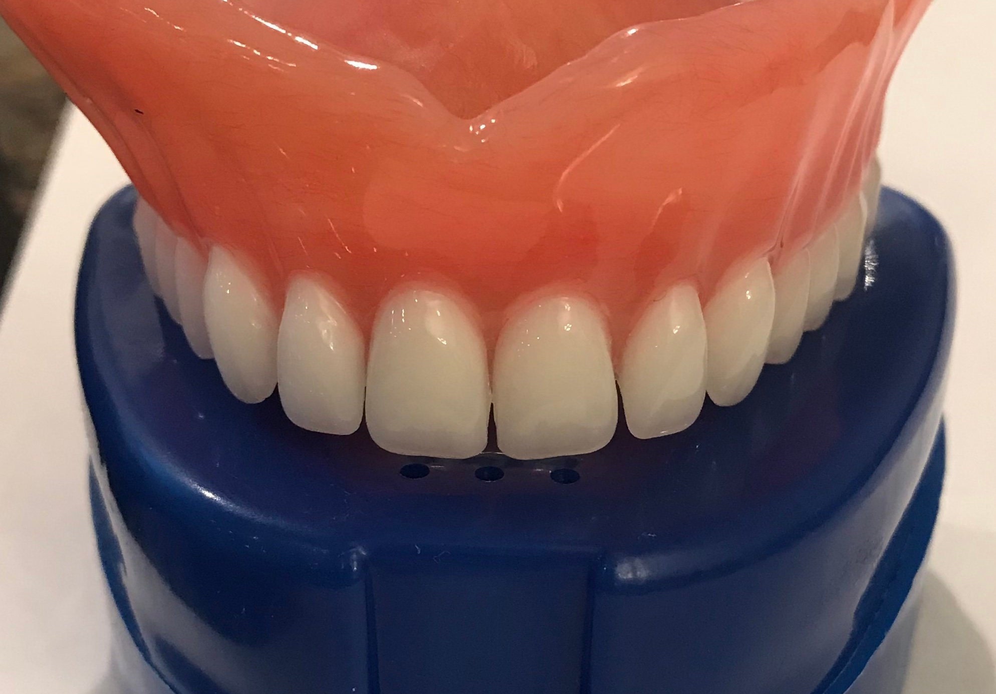 Bleach Denture Upper Teeth Pre made Upper plate Denture Etsy