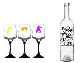 Hand Painted 3D Halloween Wine Glass, Fall Wine Glass Gift For Halloween, Halloween Decor, Halloween Wedding Favors, Halloween Silhouettes Hand Painted 3D Halloween Wine Glass, Fall Wine Glass Gift For Halloween, Halloween Decor, Halloween Wedding Favors, Halloween Silhouettes