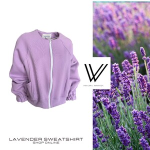 LAVENDER bomber jacket