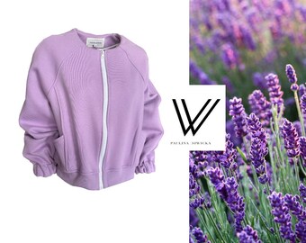 LAVENDER bomber jacket