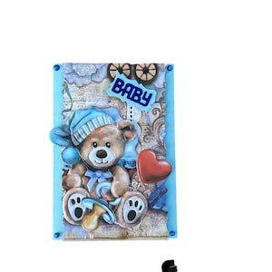 Karte zur Geburt Baby Junge