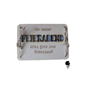 Geldgeschenk Ruhestand / Rente / Geschenkverpackung