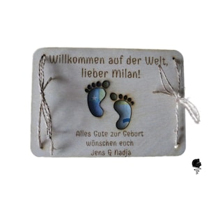 Geldgeschenk Baby / Geburt / Geschenkverpackung