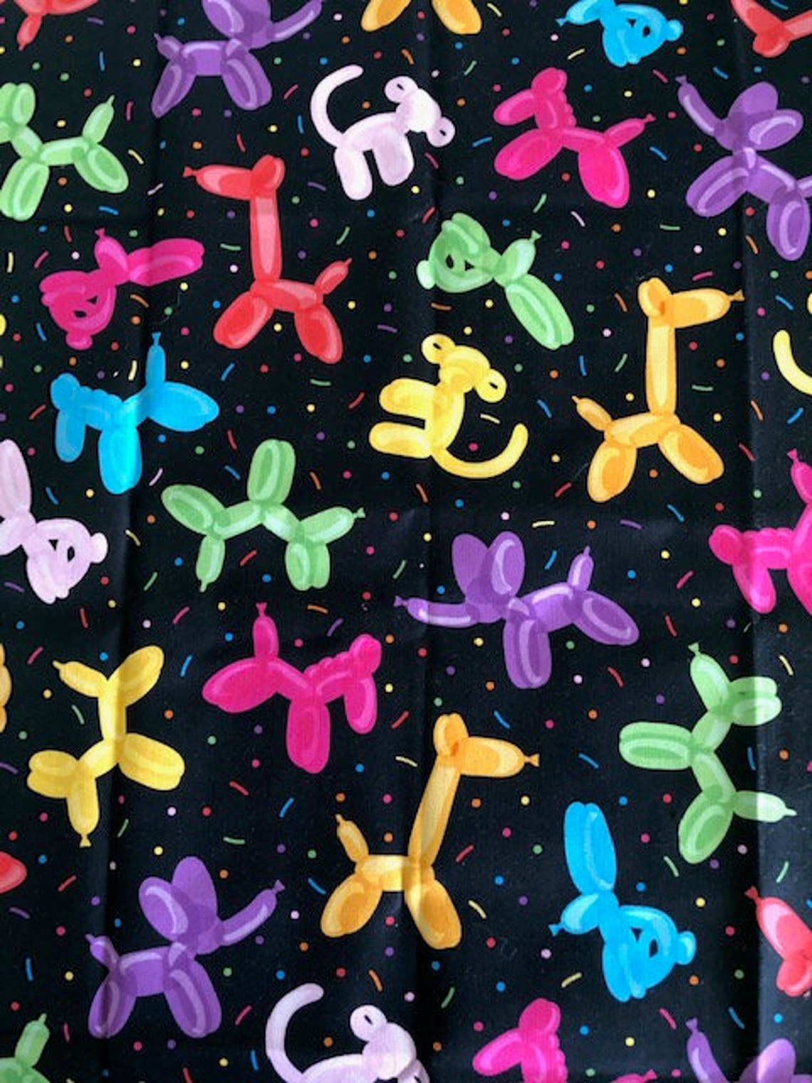 Balloon animals fabric Fat Quarter | Etsy