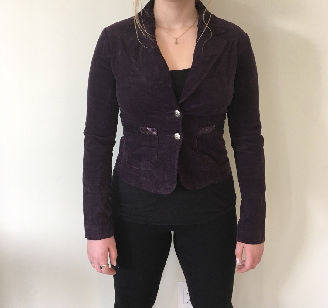 Purple corduroy jacket hotsell