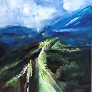 Original painting directly from the artist&#39;s studio. Acrylic paints on canvas