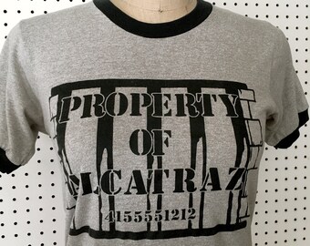 Vintage Alcatraz Art Graphic T-Shirt