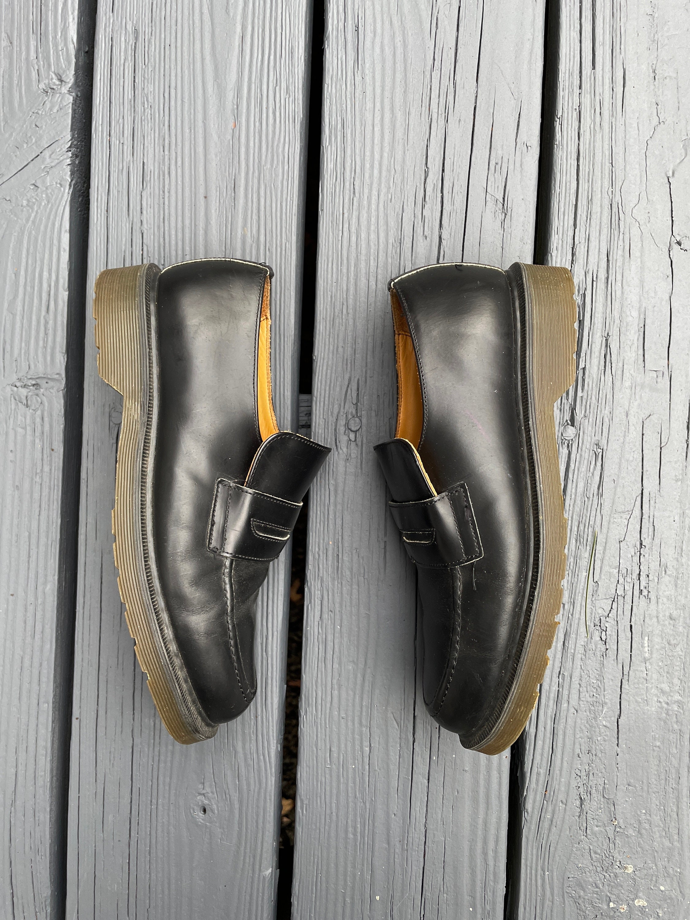 Dr. Martens Vintage 90s Made in England Black Leather Unisex 