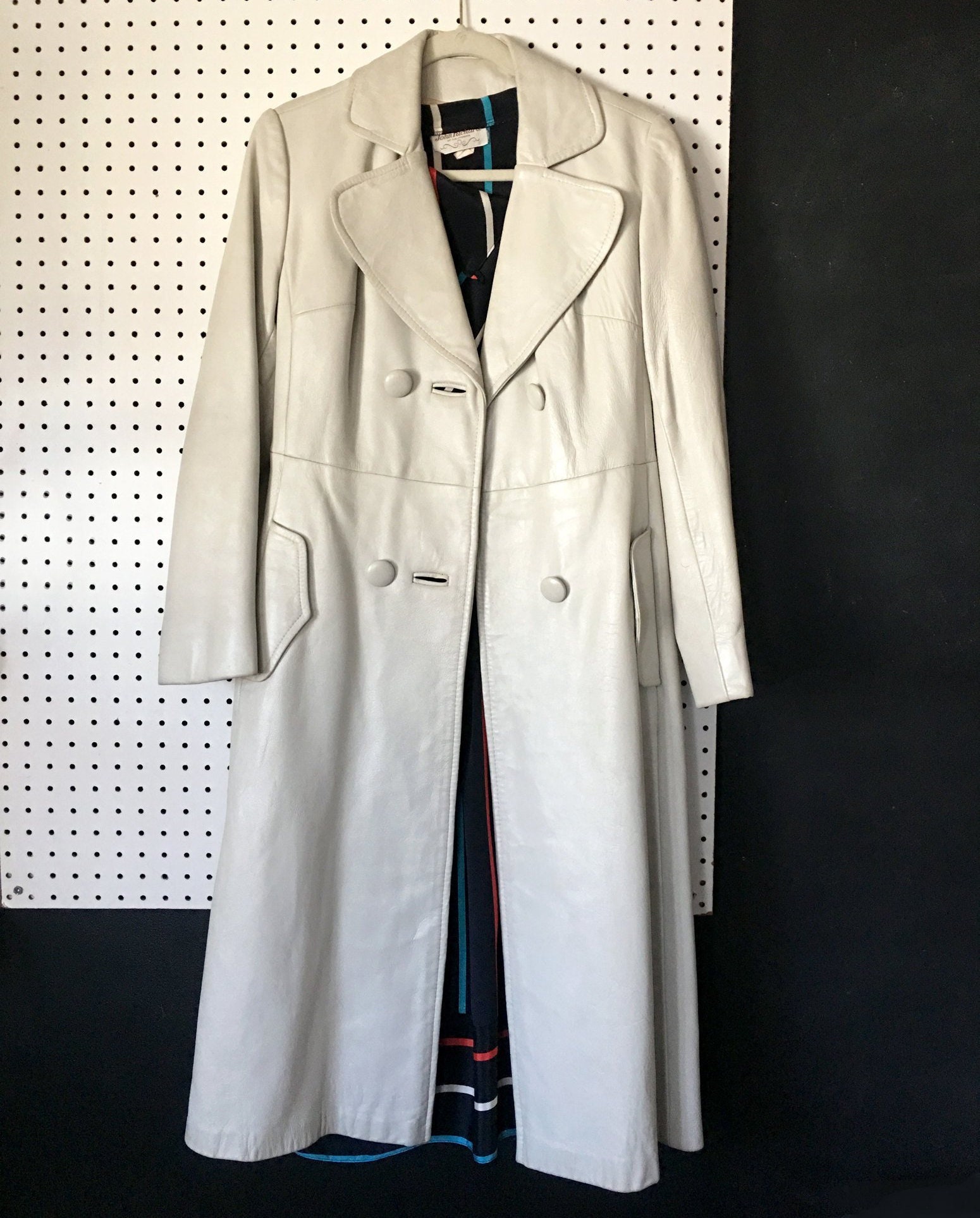 White leather trench Clearance