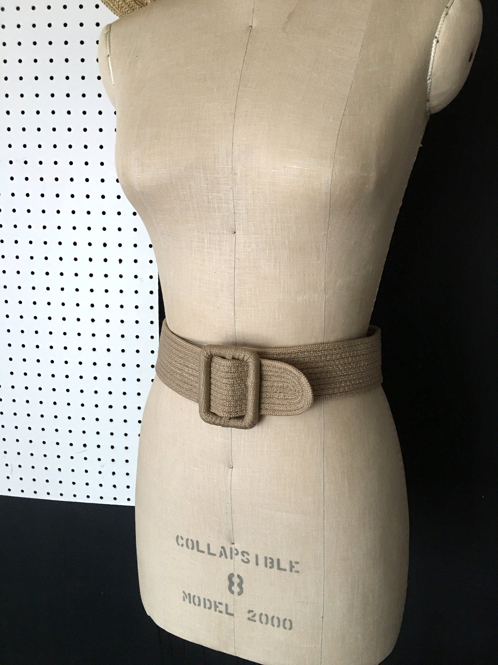 Buckle Australian Brand Tan Woven Belt With Medallion Buckle Size Large RMW belts crafted in Australia. Designed for everyday dressing main image 2