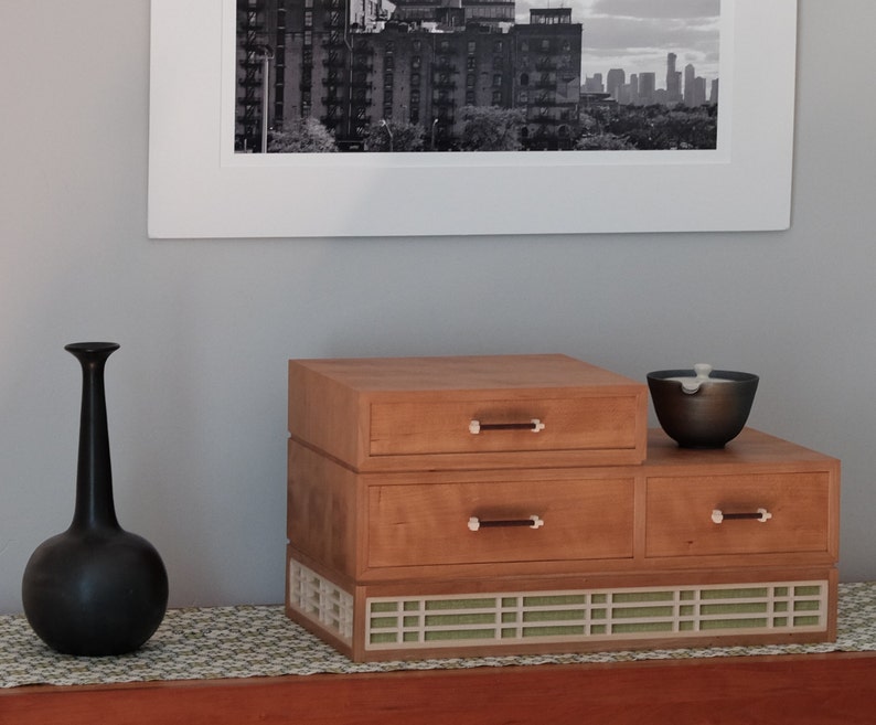 Tea Box With Kumiko Base Etsy