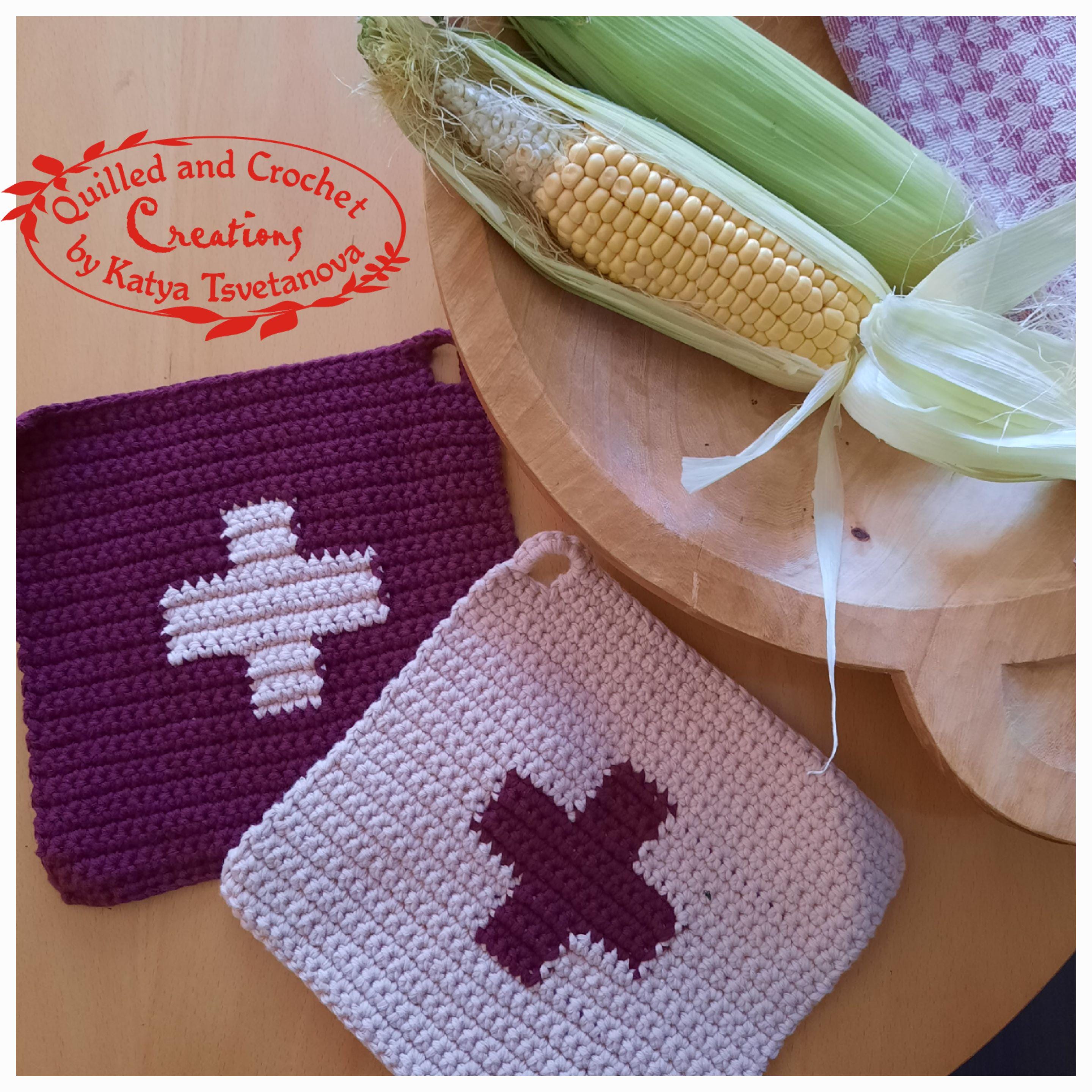 Crochet potholders