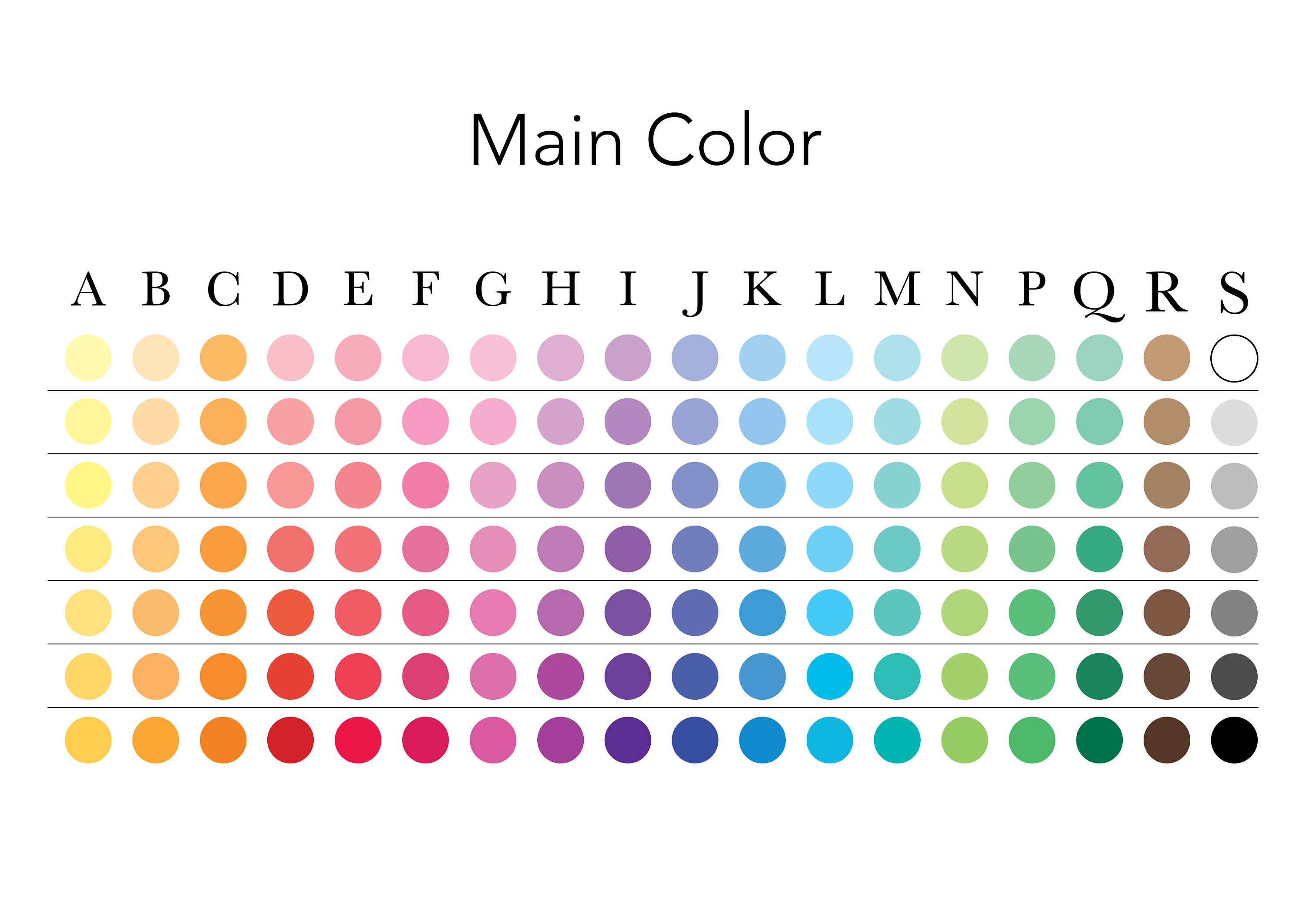 Pop Color Chart Custom Pop Art Portraits, Fully Customizable, Digital Print - Etsy