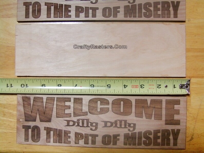 Welcome to the Pit of Misery Dilly Dilly Man Cave Bud Light | Etsy