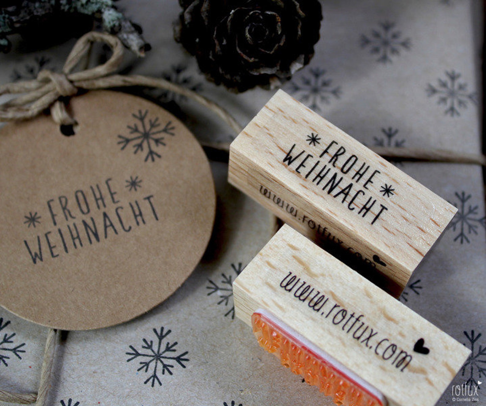 STEMPEL Frohe Weihnacht Etsy.de