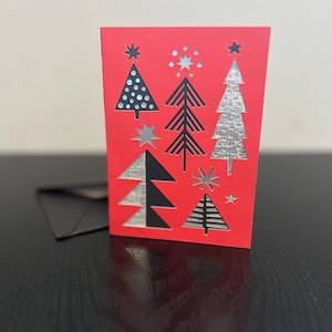 Handgemachte Weihnachtskarte | Grußkarte | Personalisierbare Weihnachtskarte | Weihnachtskarte
