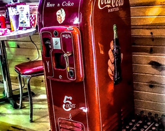 Vintage Coca-Cola Machine (Digital Download)