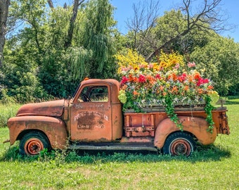 Rusty Flower Truck-2