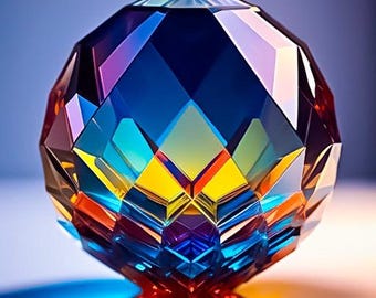 Rainbow Sphere-12 (DIGITAL DOWNLOAD for PRINT)