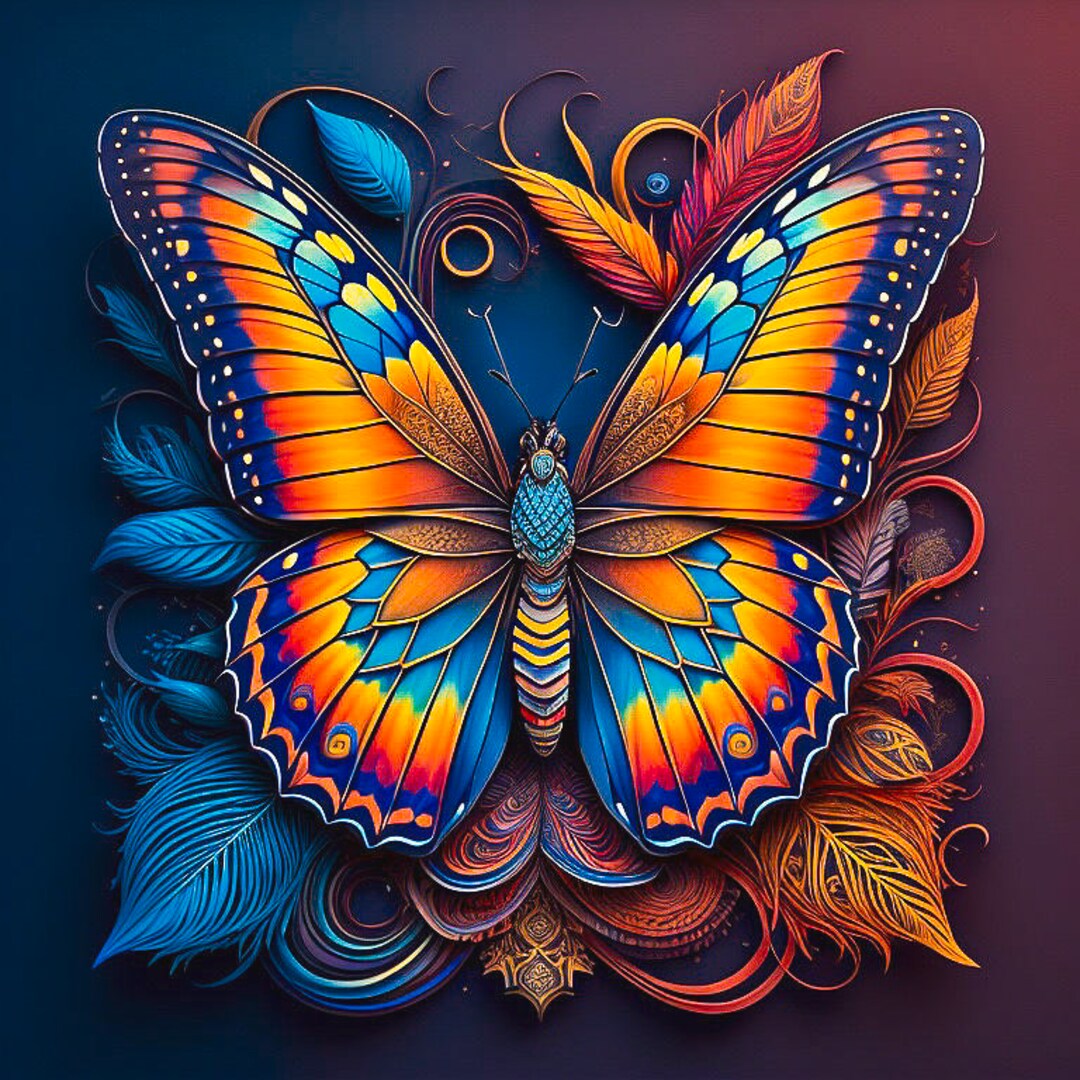 Bitmap Images Butterfly Butterfly-3 DIGITAL DOWNLOAD - Etsy