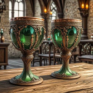 Emerald Goblets-3 (DIGITAL DOWNLOAD)