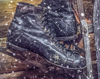 Black Ice Skates