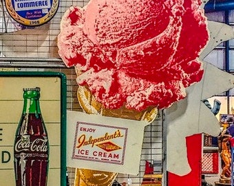 Strawberry Ice Cream Cone