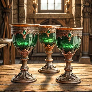 Emerald Goblets-2 (DIGITAL DOWNLOAD)
