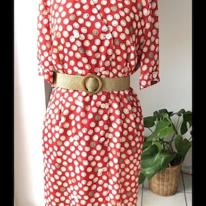 Vintage Dress Summer Dress Polka dots