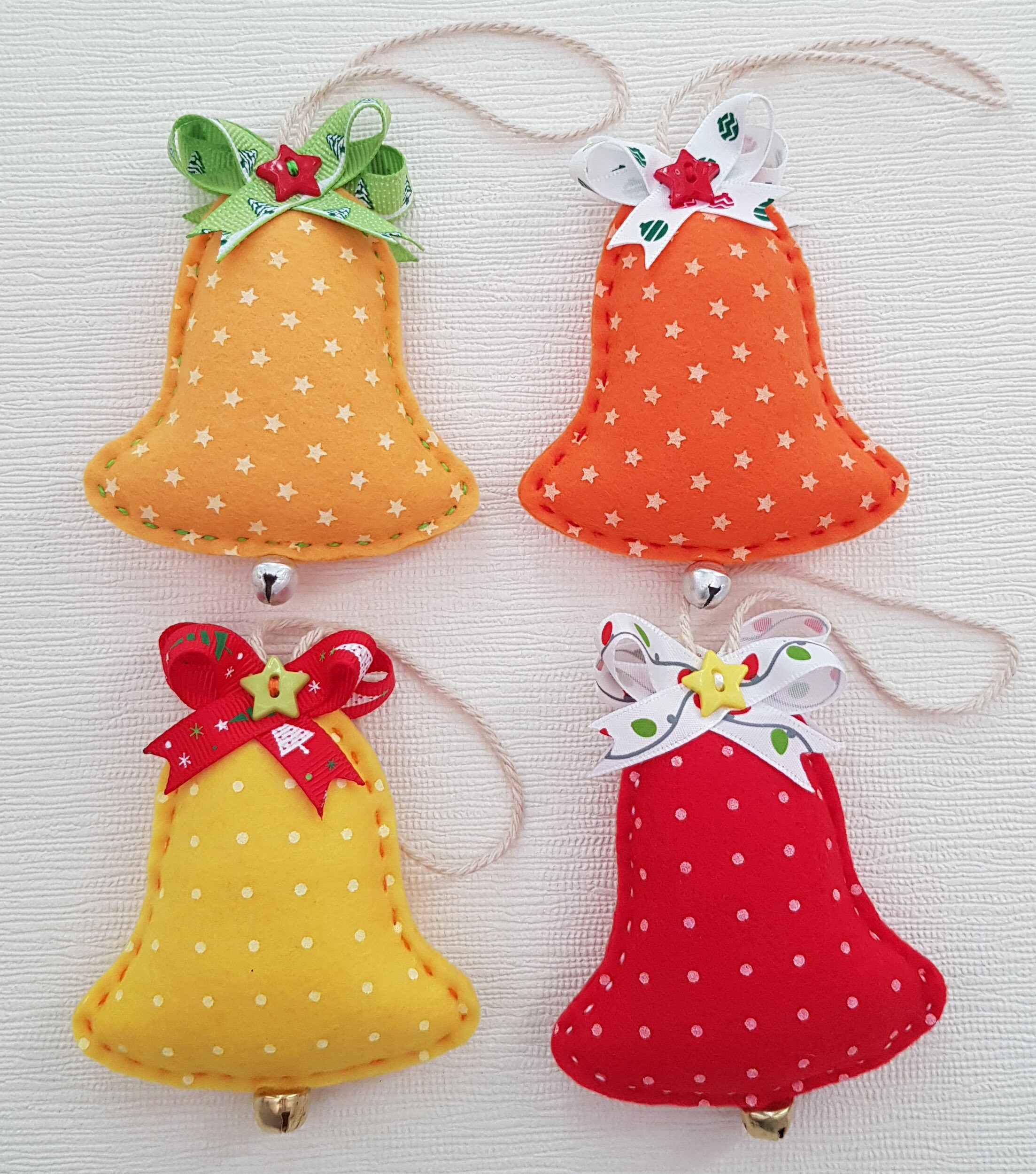 Christmas bell Soft felt ornament Felt christmas toy Christmas Etsy