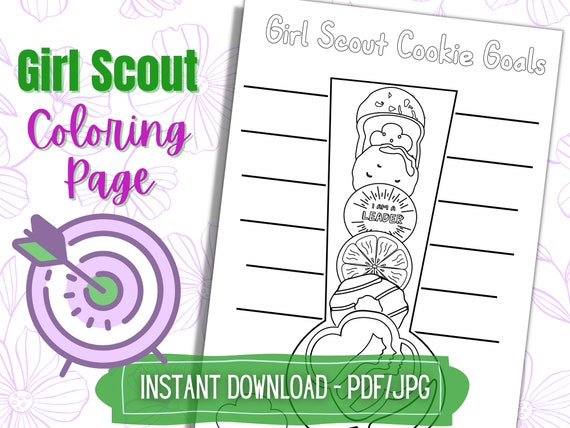Daisy Coloring Pages Girl Scouts