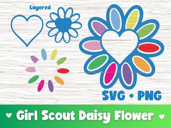 Girl Scout Daisy Flower Clip Art