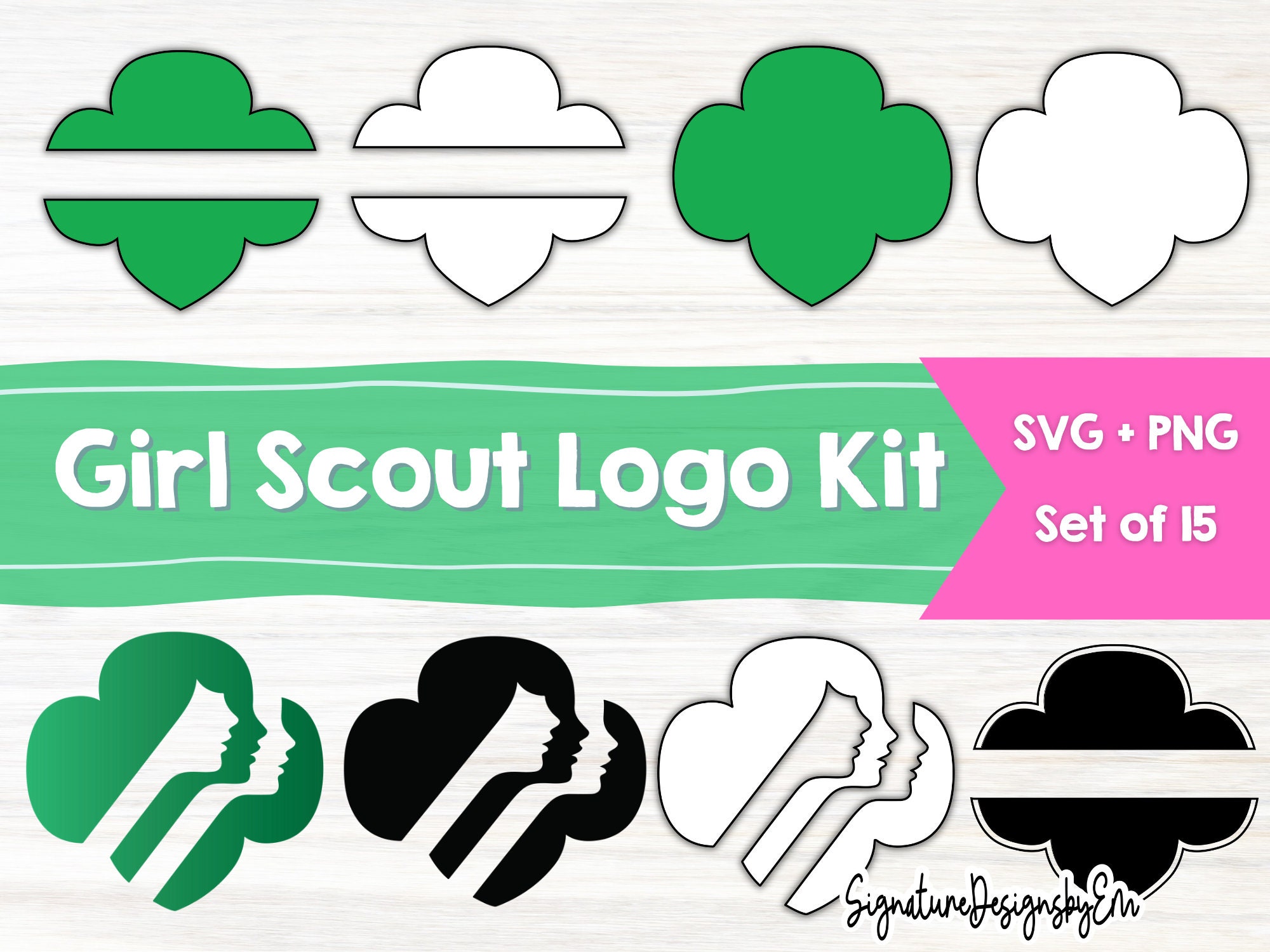 Girl Scout Trefoil Clipart